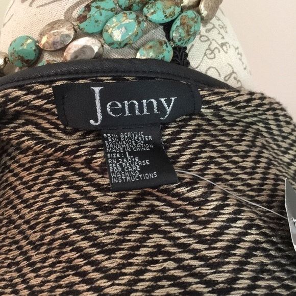NWT Jenny Black/Tan Jacket - Picture 3 of 6